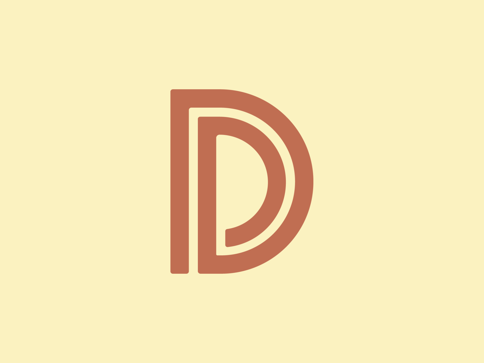 D logo by Ryan Myers on Dribbble