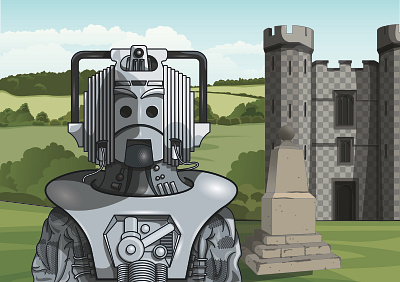 Doctor Who - Cyberman doctor who illustration illustrator vector