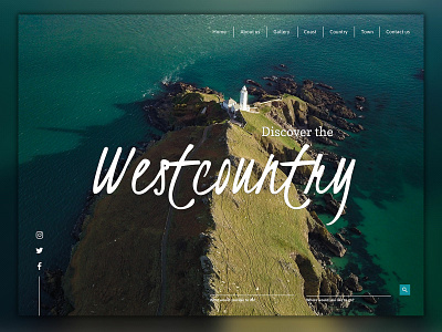 Discover the Westcountry design digital design ui ux web web design website