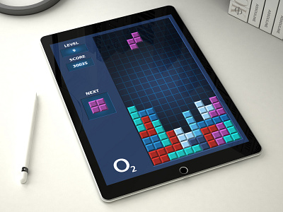 02 Tetris Game design digital design game gamification ui ux web design