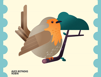 Aves Botadas colors flat flatdesign green illustration vector