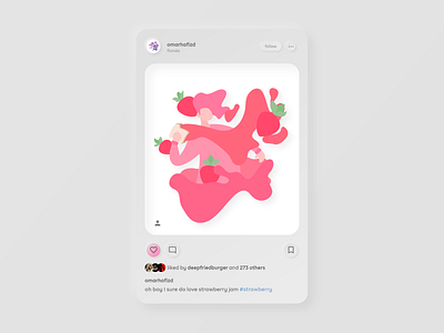 Instagram (neumorphism) app app design design neumorphism ui