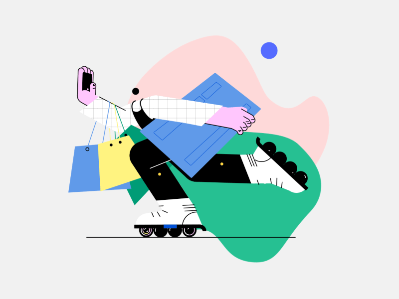 Shopping by Vlad Olshevskii for Fireart Studio on Dribbble