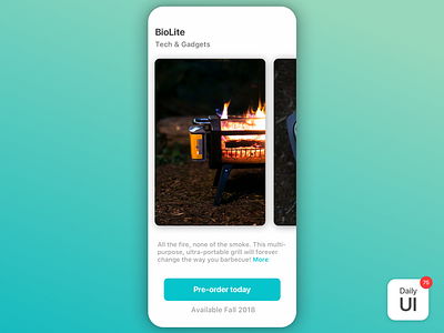 075 Pre-order challenge daily ui challenge dailyui day 75 pre order