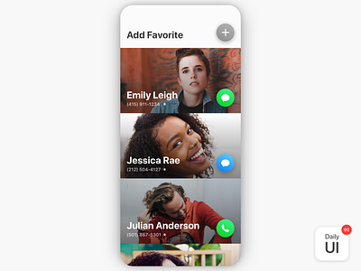 090 Add New add new dailyui dailyuichallenge day90 favorites