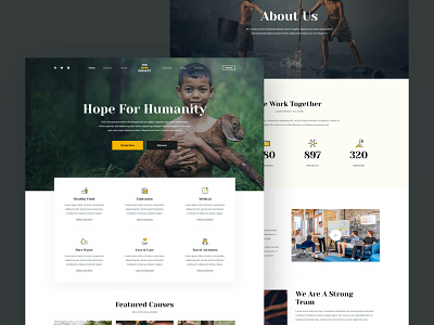 Blocksy - Charity starter site charity free gutenberg theme wordpress