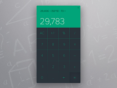 Calculator app calculator dailyui ui