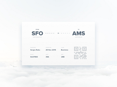Boarding Pass airplane boarding code dailyui flight interface pass scaner ticket ui