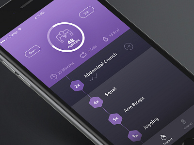 Workout Tracker - Day 41 #dailyui