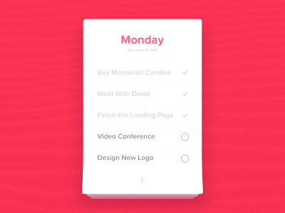 Todo List - Day 42 #dailyui add app dailyui list task todo ui