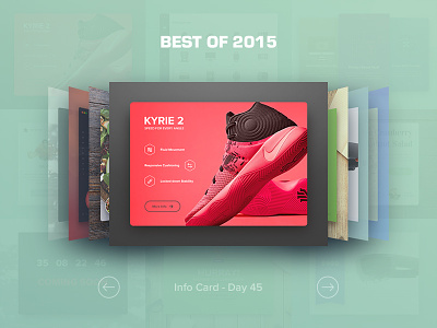 Best Of 2015 - Day 63 #dailyui 2015 best compilation cover dailyui shots slider ui ux