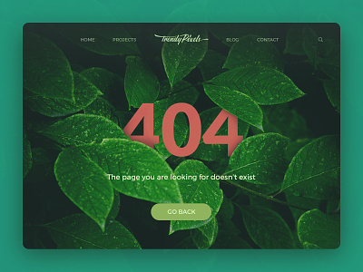 Experiment: 404 Error Page 404 button css error experiment html landing overlay page trendy
