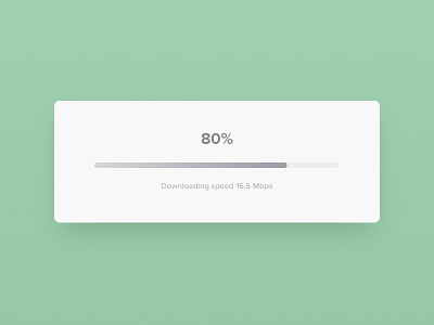 Progress Bar - Day 86 #dailyui bar clean daily dailyui download gradient interface loading minimal progress ui ux