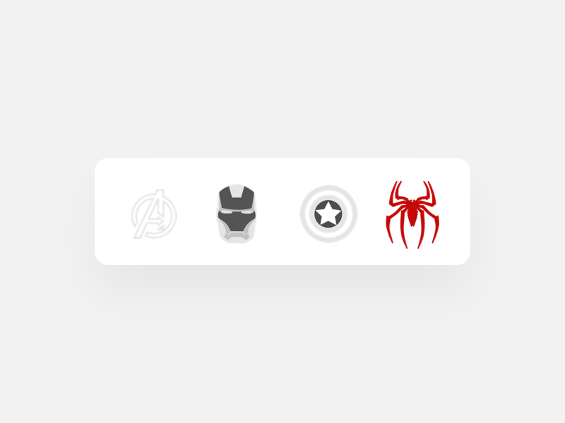 Avengers Endgame animation animation app avengers design flat icon illustration minimal principleapp ux