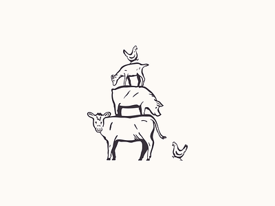MI Family Farm - Animal Illustration