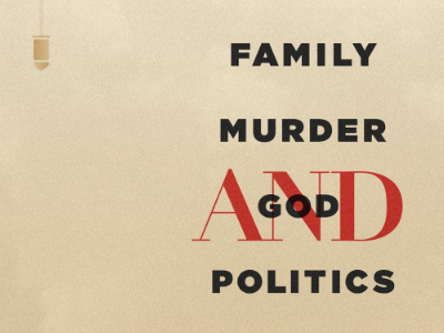 Family, Murder, God, Politics. bodoni bullet family god gotham movie murder politics poster typography