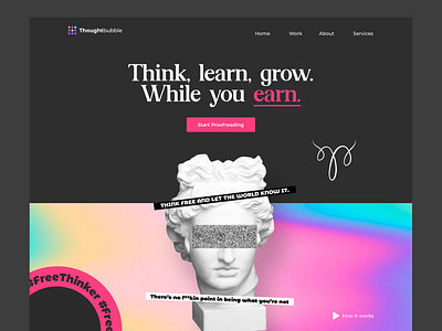 Landing page design | Hello Dribbble