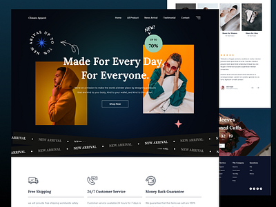 Fashion Store Landing Page