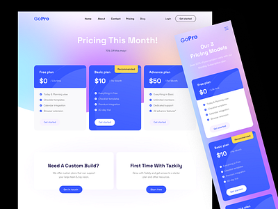 Pricing Interface Design