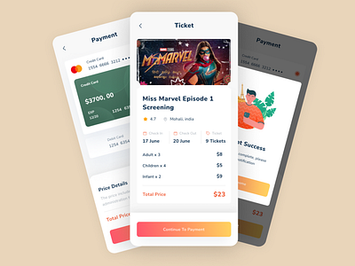 Movie App Interface Design