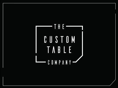 The Custom Table Company brand identity branding canada carpentry design furniture interaction design logo