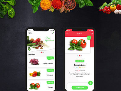 Grocery Mobile App Templates
