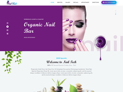 beauty website templates beauty templates landing page landing web templates ui design ux design web design website design inspiration