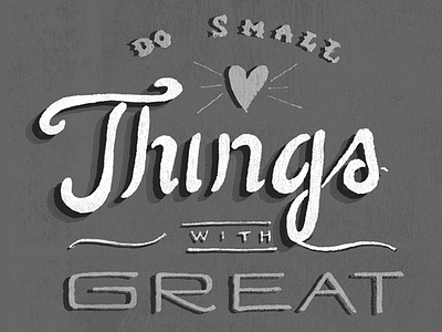 Small Things, Great Love!