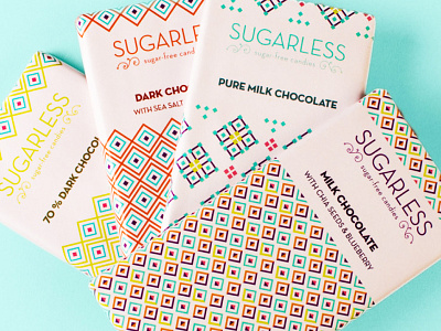 Sugarless candy chocolate diabetes healthy packaging patterns sugarfree