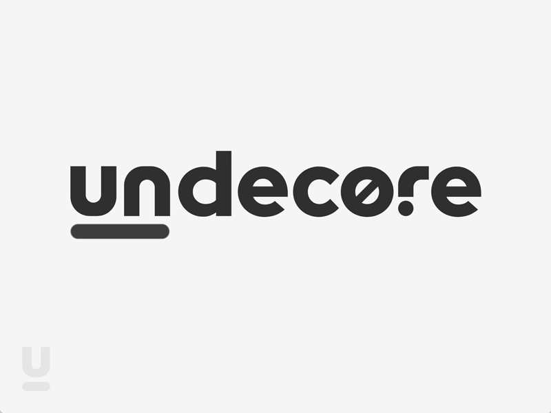 undeco.re responsive logotype brand branding branding design identity logo logotype resposive