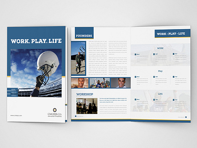 Workshop Brochure bi fold brochure design flyer tri fold