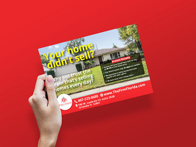 Real Estate Postcard Design bi fold branding brochure brochure design design flyer illustration logo real estate real estate agency real estate agent tri fold