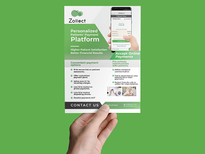 Modern Flyer Design bi fold branding brochure design flyer logo payment payment method platform vector