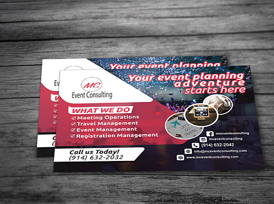 Event Management Postcard Design event event management flyer postcard postcard design postcards services