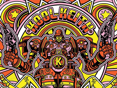 Kool Keith - Demolition Crash Cd Packaging album cover cover art design graphic design hip hop illustration kool keith music packaging rap robot sci fi