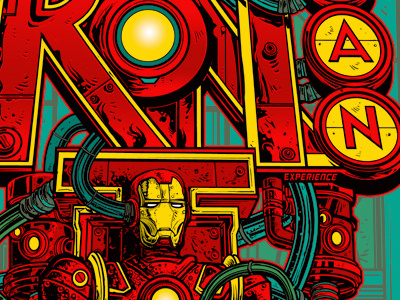 Iron Man 1 alamo design graphic iron jesse man mecha mondo movie philips poster print robot screen