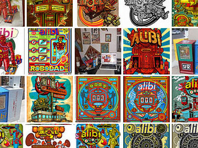 Alibi Covers alibi art cover covers design illustration logo newspaper paper