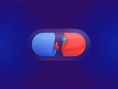 PILL branding contrast illustration pill transparency
