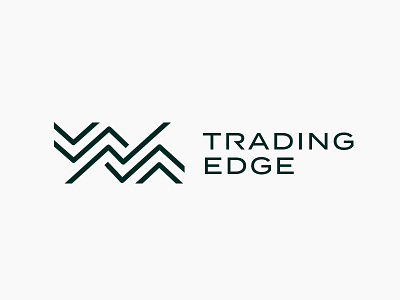 Trading Edge branding concept design finance flat graphic design icon logo logo design logotype stocks typography