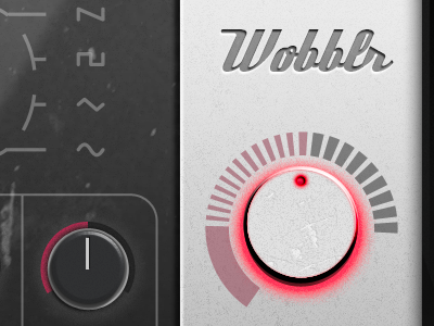 Master Volume audio interface knobs ui user wobblr