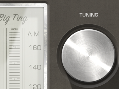 Big Ting audio interface knobs ui user