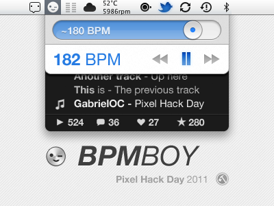 BPM Boy music pixel hack day soundcloud