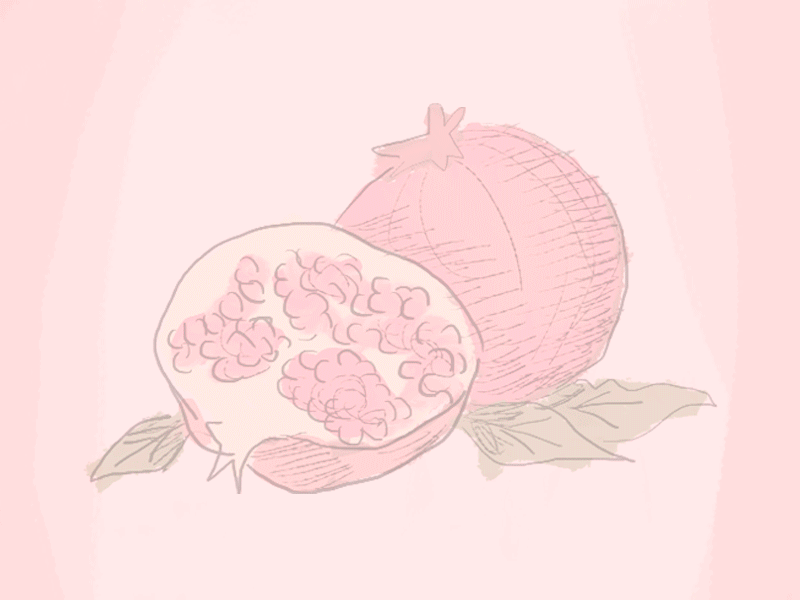 Fruta adobe brush digital illustration fruit illustration pastels photoshop pink wacom