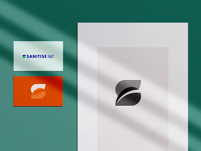 Sanitise 360º - Identity Exploration branding geometric identity logo concept logo grid logomark logotype minimal minimalist monogram