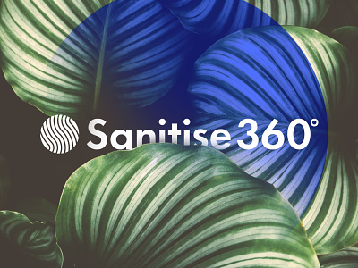 Sanitise 360º branding flat identity letters logomark logotype minimal minimalist minimalist logo mockup monogram