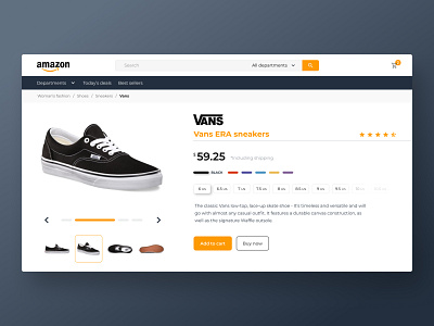 Amazon redesign