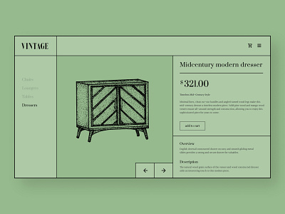 Vintage e-commerce