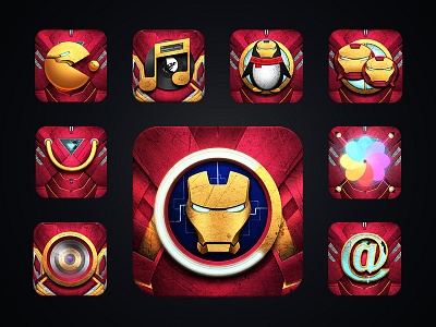 Hi Dribbble ! iron man