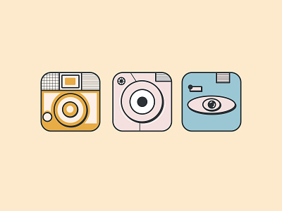 Daily UI 005 App Icon Analog Camera Exploration