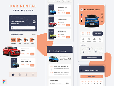 Car Rental App Concept